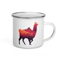 Емайлирано канче "Forest Alpaca" - small - 3