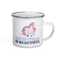 Емайлирано канче "Beautiful weird" - small - 3
