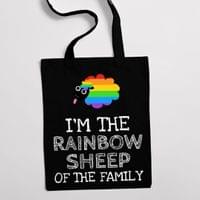 Eко чанта "Rainbow Shееp" - small - 1