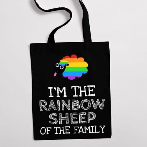 Eко чанта "Rainbow Shееp" - 2