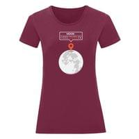 Дамска тениска "Location The Moon" - small - 0 Дамска тениска "Location The Moon" - small - 0