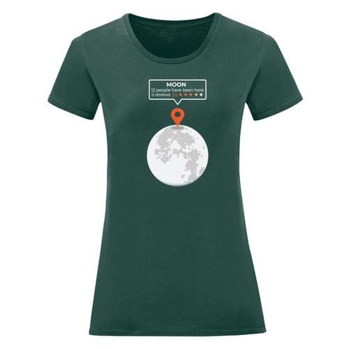 Дамска тениска "Location The Moon" - 2