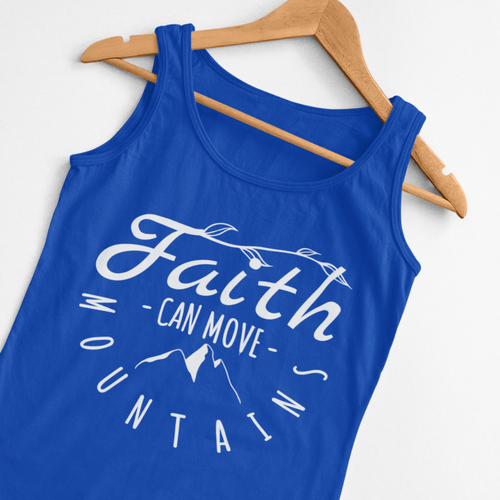 Мъжки потник &amp;quot;Faith Can Move Mountains&amp;quot; - 1