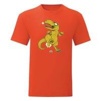Мъжка тениска "T-Rex и лего" - small - 0
