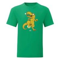 Мъжка тениска "T-Rex и лего" - small - 1