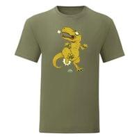 Мъжка тениска "T-Rex и лего" - small - 5