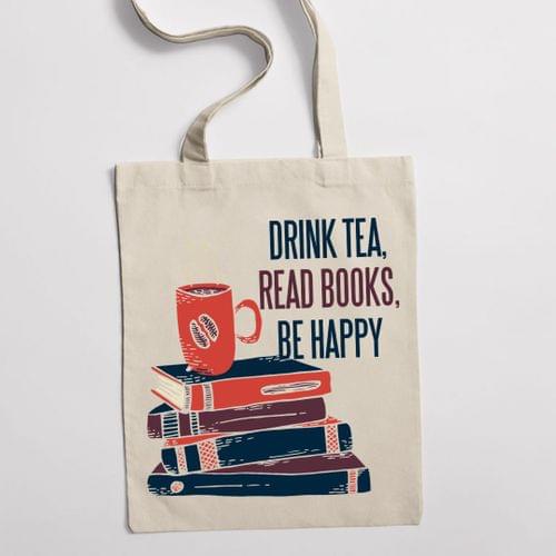 Eко чанта &amp;quot;Read Books, Be Happy&amp;quot; - 1