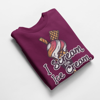 Ватирана блуза "Scream Ice Cream" - small - 3