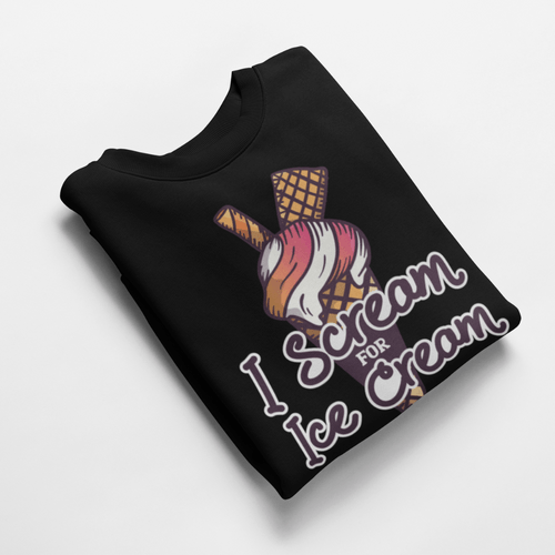Ватирана блуза "Scream Ice Cream" - 2