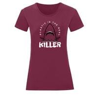 Тениска "The Real Killer" (дамска) - small - 3