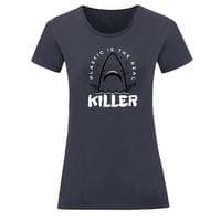 Тениска "The Real Killer" (дамска) - small - 6