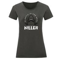 Тениска "The Real Killer" (дамска) - small - 14