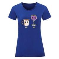 Дамска тениска "Coffee and Wine" - small - 2