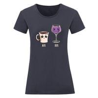 Дамска тениска "Coffee and Wine" - small - 5