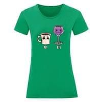 Дамска тениска "Coffee and Wine" - small - 8