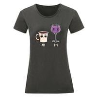 Дамска тениска "Coffee and Wine" - small - 9