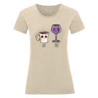 Дамска тениска "Coffee and Wine" - small - 10