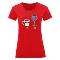 Дамска тениска "Coffee and Wine" - small - 13