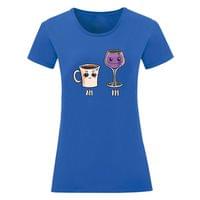 Дамска тениска "Coffee and Wine" - small - 14