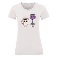 Дамска тениска "Coffee and Wine" - small - 16