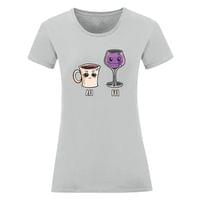 Дамска тениска "Coffee and Wine" - small - 17