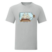 Тениска "Кораб в бутилка" (мъжка) - small - 0