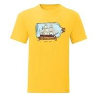 Тениска "Кораб в бутилка" (мъжка) - small - 4