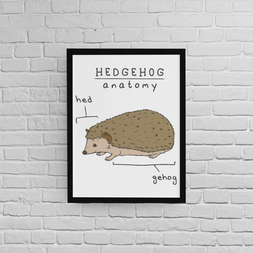 Постер &amp;quot;Hedgehog&amp;quot;