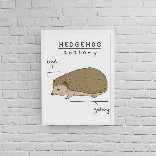 Постер &amp;quot;Hedgehog&amp;quot;