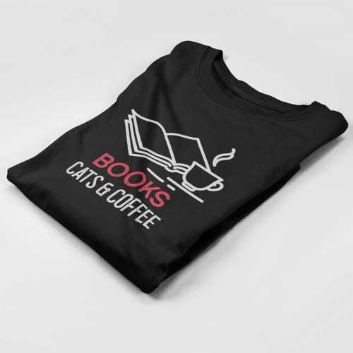 Books cat and coffee - 2