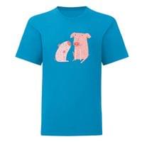 Тениска "Двете прасенца" (детска) - small - 0