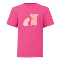 Тениска "Двете прасенца" (детска) - small - 2