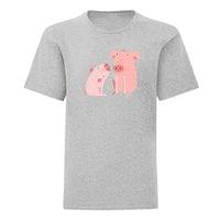 Тениска "Двете прасенца" (детска) - small - 3