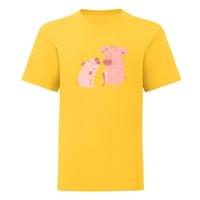 Тениска "Двете прасенца" (детска) - small - 5