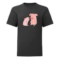 Тениска "Двете прасенца" (детска) - small - 6