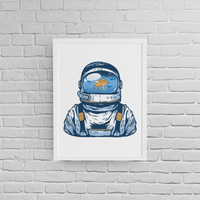 Постер с рамка "Космически океан" - small - 0