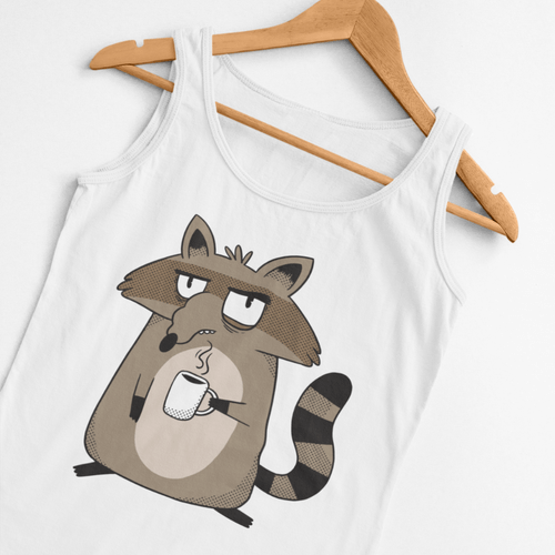 Мъжки потник "Grumpy Raccoon" - 2