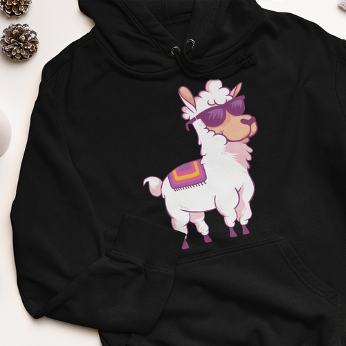 Дамска худи рокля &amp;quot;Cartoon Llama&amp;quot; - 1