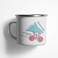 Емайлирано канче "Mountain Biking" - small - 1