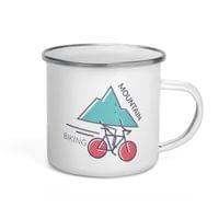 Емайлирано канче "Mountain Biking" - small - 4