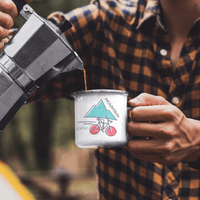 Емайлирано канче "Mountain Biking" - small - 0