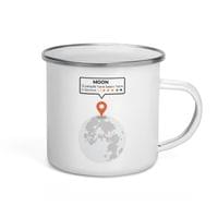 Емайлирано канче "Location The Moon" - small - 3