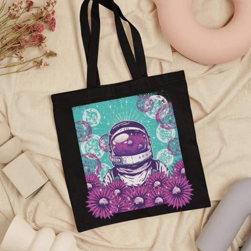 Eко чанта &amp;quot;Floral astronaut&amp;quot;