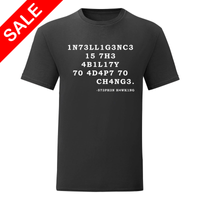 Мъжка тениска "1N73LL1G3NC3" (черно) XL - small - 0 Мъжка тениска "1N73LL1G3NC3" (черно) XL - small - 0