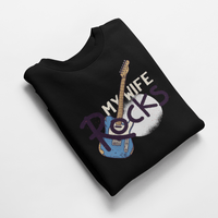 Ватирана блуза "My Wife Rocks" - small - 2