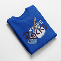 Ватирана блуза "My Wife Rocks" - small - 6