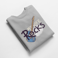 Ватирана блуза "My Wife Rocks" - small - 7