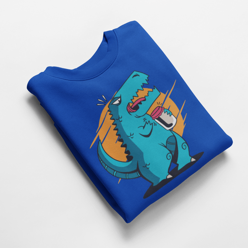 Ватирана блуза &amp;quot;T-Rex отваря буркан&amp;quot; - 1