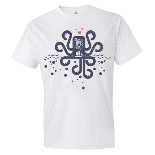 Мъжка тениска &amp;quot;Kraken Loves Boat&amp;quot; - 1