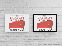 Постер с рамка "Couch Is Calling" - small - 2